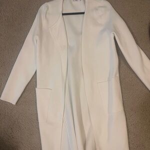 Elegant White Women's Coat